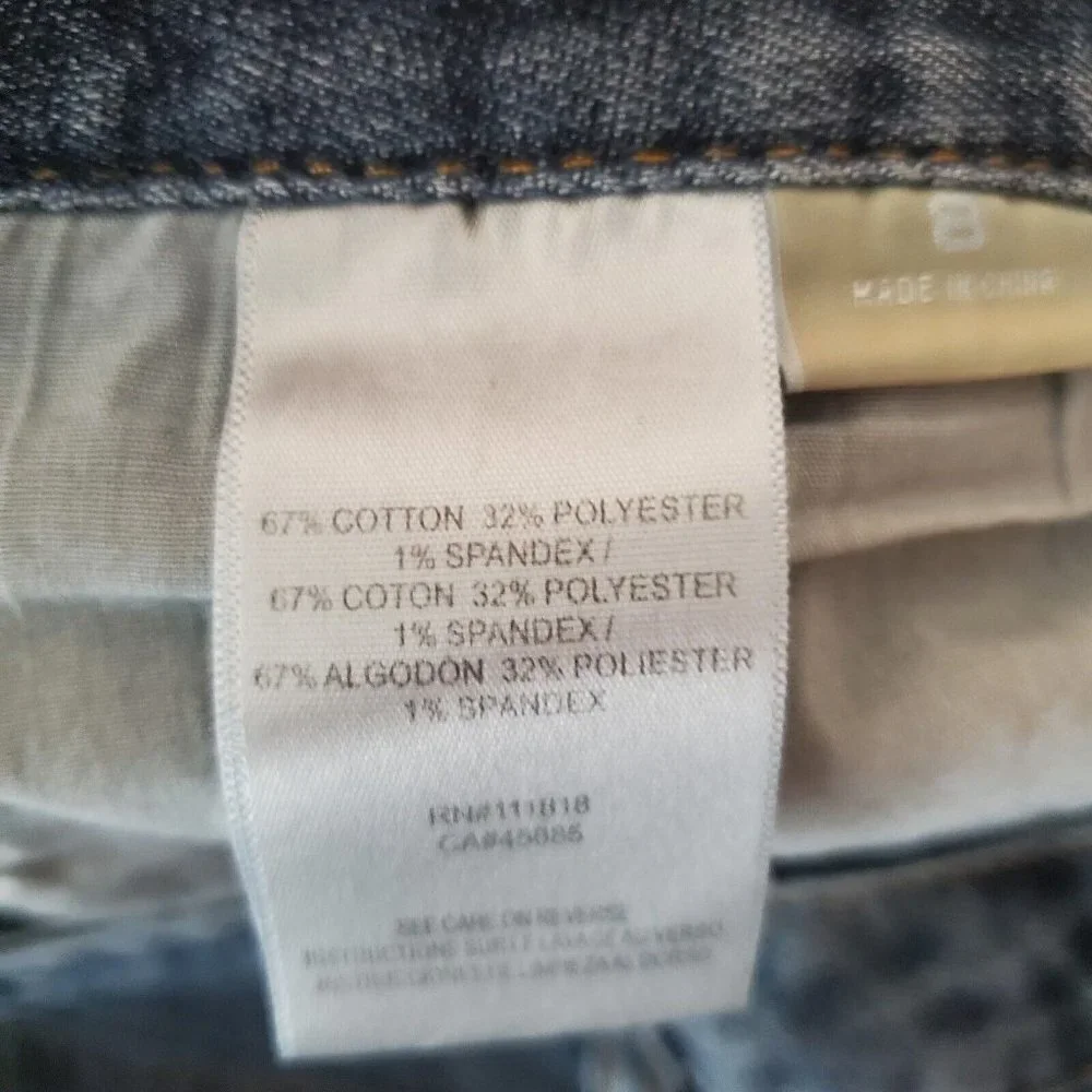 Michael Kors‎ Flare Jeans Womens 8 Stretch Denim Lowrise Cotton blend